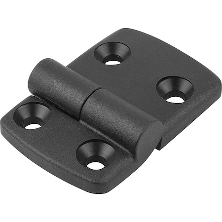 Hinge Lift-Off, Left 79X48, Plastic Black, Comp:Stainless Steel, A1=25, A2=20, A3=43,5, A4=35,5